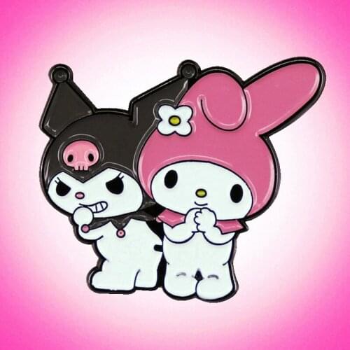 Harajuku Spooy Cartoon Anime Kuromis Brooch Pins Enamel Metal Badges Lapel Pin Brooches Jackets Jeans Fashion Jewelry Accessorie