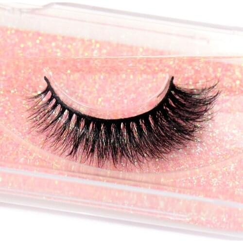 LEHUAMAO Makeup Eyelashes 3D Mink Lashes Thick HandMade Fluffy Lashes Cruelty Free Volume Wispy Soft Lash Reusable False Eyelash