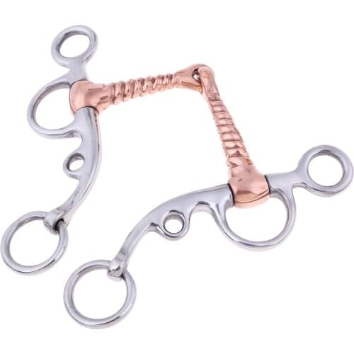 Horse Bit Snaffle 5" Small Stainless Steel Copper 12.5cm Equestrian