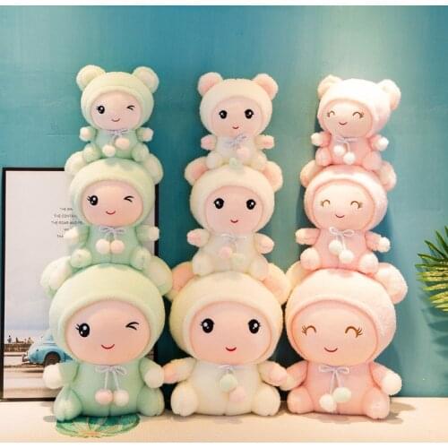 Cute 25/30/40cm plush Soothing doll stufeed soft high quality Bedroom decoration Pillow christmas gift for kid