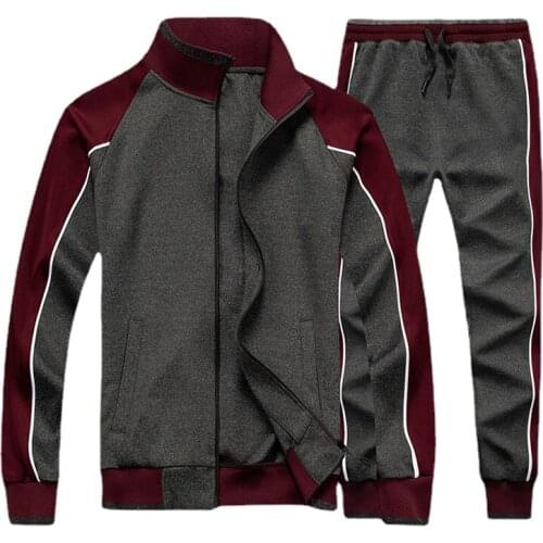 2021Spring Zipper Jackets Tracksuit Men +Pants 2 Pieces Sets Male Slim Sportswear Brand New Casual Fashion 2PCS Mens Streetwear
