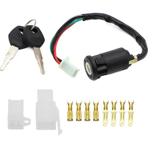A Set Ignition Switch Key 4 Wires For Honda Urban Express 50 Express 50 II NC50 NA50 PA50