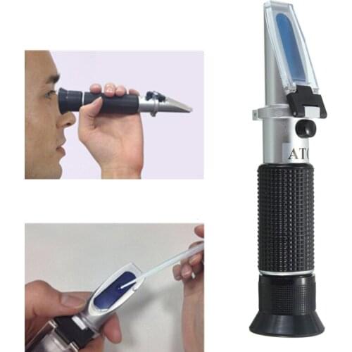 New High Quality 0~32% Brix Wort Specific Gravity Refractometer Beer Fruit Juice Wine Sugar Test Refractometer Tester