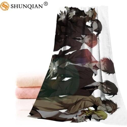 Microfiber Towels Custom psycho pass Face Towel/Bath Towel Size 35x75cm, 70x140cm for family travel