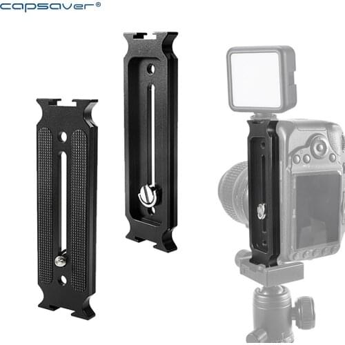 Capsaver Tripod Monopod Vertical L Shape Stabilizer Camera Extension Handle with Cold Shoe Base for Camera Mic Light Tripod