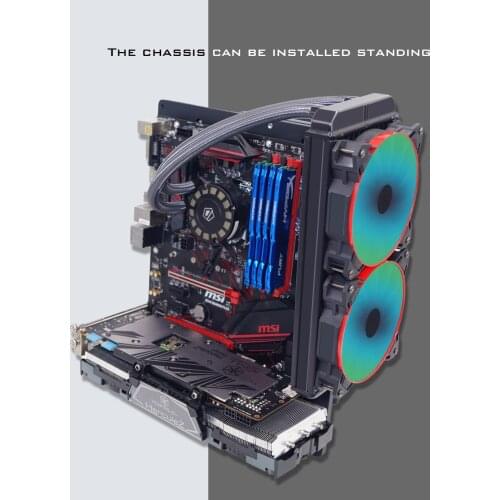Open Air Test Bench PC Case Mini ITX MATX ATX PC Frame USB 3.0 Water Cooling Fan DIY Mod Overclocking NAS HTPC Graphics Card