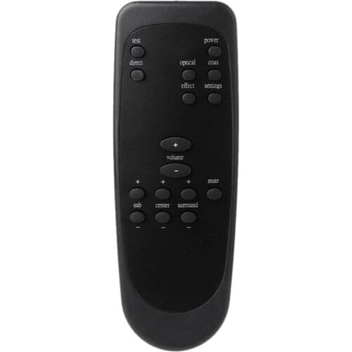 Black Plastic Remote Control Controller Replacement for Logitech Z5500 Z-5500 Z5450 Z-5450 Z680 Z-680 Computer System Speaker A