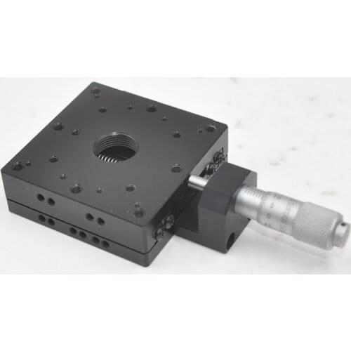 SURUGA SEIKI B11-60A X axis manual precise displacement optical fine adjustment sliding table aluminum