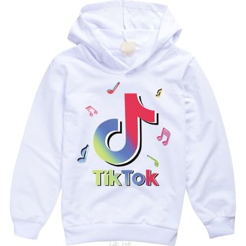 TIK TOK Autumn Baby Girl Clothes Set Hooded Sweater Children Hoodie Tops for Kids Baby Sweatshirt Clothes