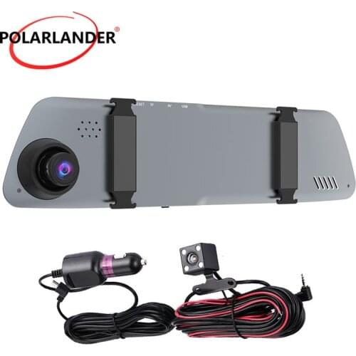 Driving Recorder 4.3 Inch Automatic Recording Accessories Dual-recording High-definition Ultra-thin Manual Recording