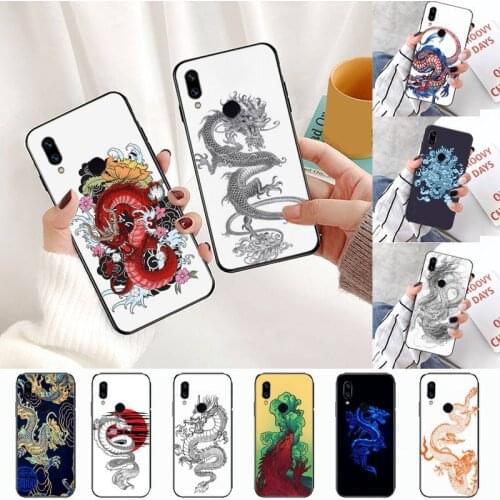 Red dragon domineering Phone Case For Xiaomi Redmi Note 4 4x 5 6 7 8 pro S2 PLUS 6A PRO