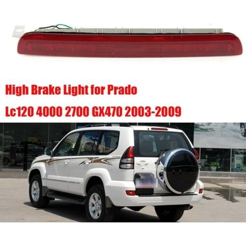 Exterior Auto Led Lamps High Additional Brake Lights for Toyota Prado Lc120 4000 2700 GX470 2003-2009 Spoiler Led Lights