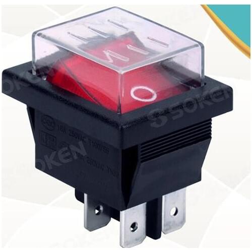 Waterproof RK1-01 push button switch 250v 16a