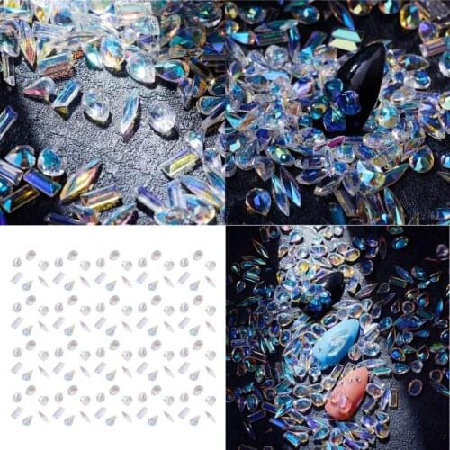 120pcs/bag Nail Decoration Nail Arts Resin Simulation Diamond Shining Fashion Nial Care Accessories