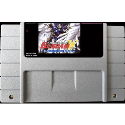 16Bit Games ** Mobile Suit Gundam Wing Endless Duel ( USA Version!! Fully Playable English translation!! )