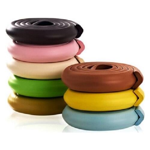 2M Baby Kids Safety Protection Products Glass Table Edge Furniture Guard Strip Horror Crash Bar Corner Foam Bumper Collision Hot