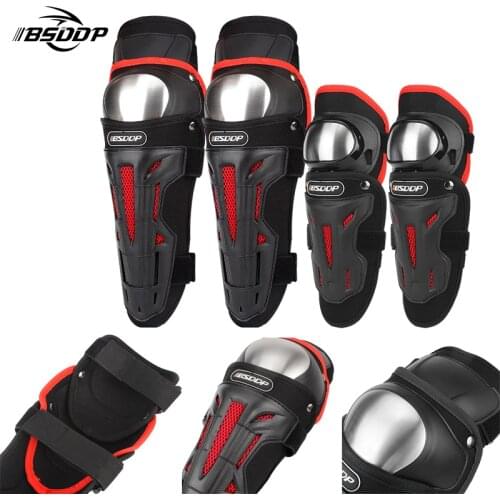 4pcs Motorcycle Motocross Knee Protector Brace Protection Elbow Pad Kneepad for Honda CBR250R CBR300R CB300F CBR500R CB500F CBR