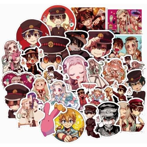 50Pcs Japanese Anime Toilet Bound Hanako Kun Cartoon Sticker For Scrapbook Suitcase Refrigerator Diary Cosplay Graffiti Sticker