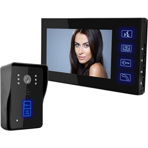 7 Inch ID Card Access Control Wired Intercom Video Door Phone