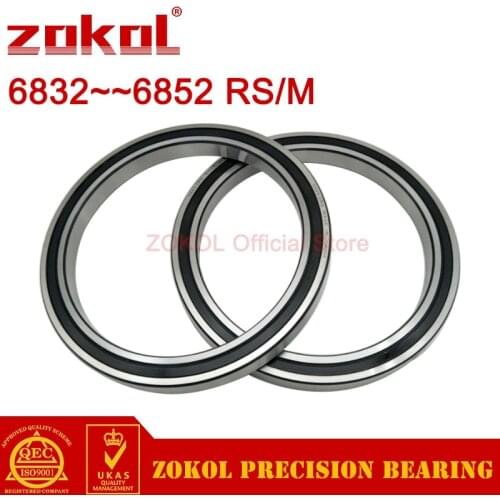 ZOKOL 6840 RS bearing 6840 2RS 1000840 (61840) 6840-2RS Deep Groove ball bearing 200*250*24mm