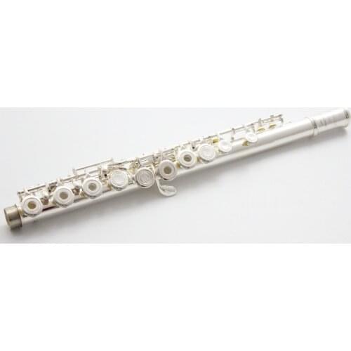 De Xin Flute 500 Series Silver Plated Flute Intermediate Student Flutes 514 517 574 577 584 587 597 B Leg 17 Holes Open Holes