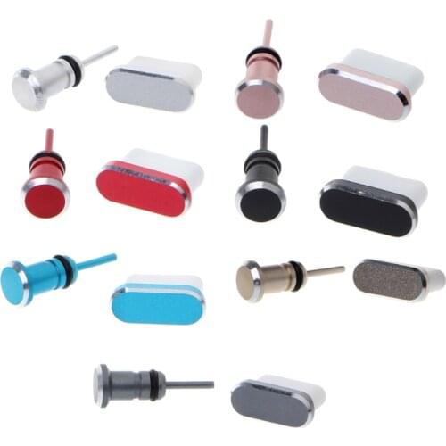Anti Dust Plug Set USB Type-C Port 3.5mm Earphones Jack Plug for huawei P10