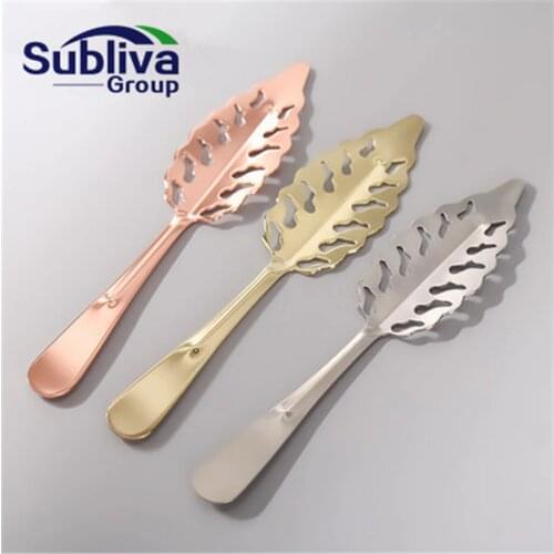 New Stainless Steel Absinthe Bar Spoon Cocktail Bar Utensils Bitter Scoop Absinthe Glass Cup Drink Ware Spoons Filter Spoon
