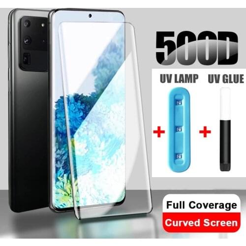 UV Matte Tempered Glass For Samsung S21 S20 S10 Plus Screen Protector Galaxy Note 20 10 9 8 S8 S9 S7edge Anti Peep Privacy Glass