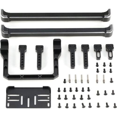 Metal Front / Rear Bumper Combo Set Kit for 1:10 TraxxasTRX-4 SCX10II 90046 RC Car Component Accessories Replacement