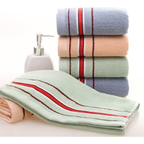 3-pieces 75x35cm Cotton Face Towel Set Bath Towels Water-absorbent Toallas For Bathroom