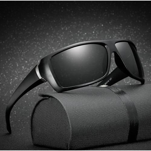 NOMANOV 2018 NEW Large Frame Square Multicolor Colorful Men Women Polarized Sunglasses 6 Colors Lenses