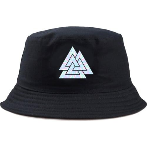 Panama Vikings print Bucket Hat Men Women Summer funny cartoon Bucket Cap bob Hat Hip Hop Fishing Fisherman Hat girl boy