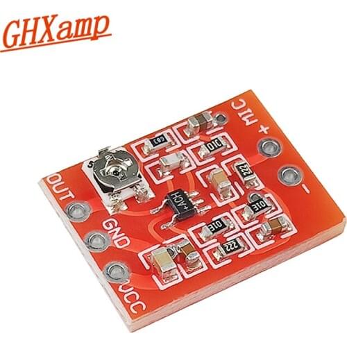 MAX4466 Electret Microphone Amplifier Board Mic Amplification Module Adjustable Gain DC 2.4-5.5V Diy 1pc