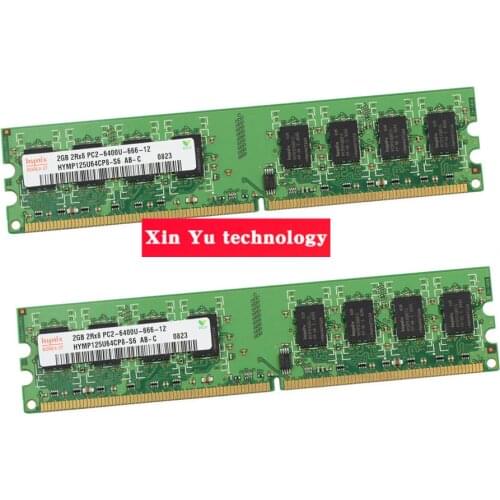 Desktop memory Lifetime warranty For Hynix DDR2 2GB 4GB 800MHz PC2-6400U 800 2G computer RAM 240PIN Original authentic