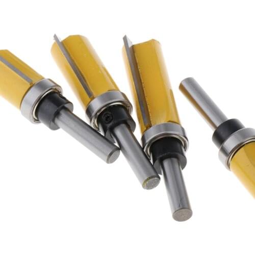 Flush Trim Straight Router Bit 5/16" Shank Diameter, 3/4" Cutter Diameter, Dual Flutes