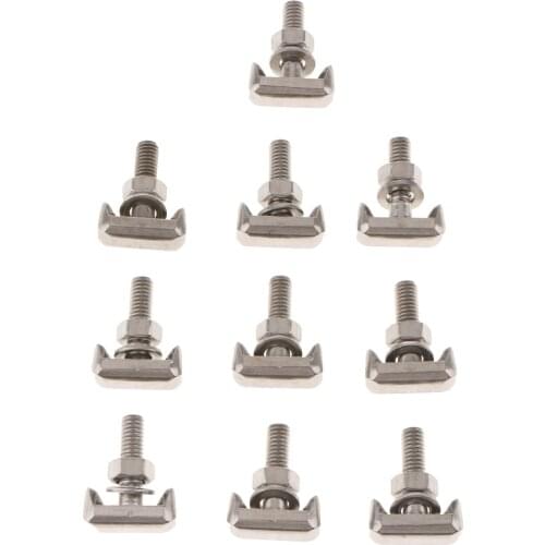 10PCS Automotive Battery Terminal T-Bolt Aftermarket Part For 64740 GM 19116852 for VW Audi 6X0-915-138