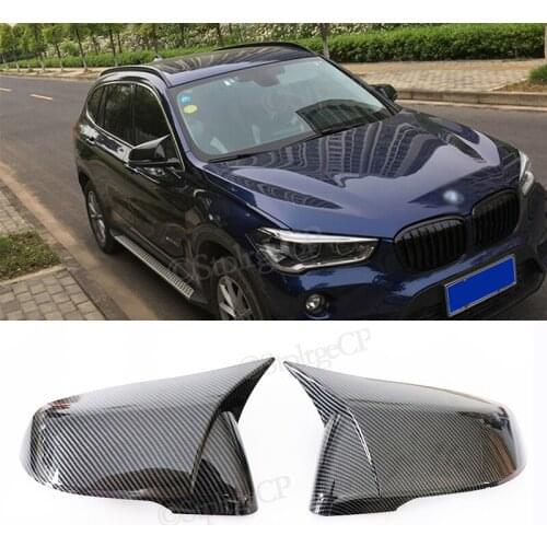 For BMW X Series X1 F48 F49 2016- UP High quality carbon fiber rearview mirror cover, reversing mirror cover decorative cover