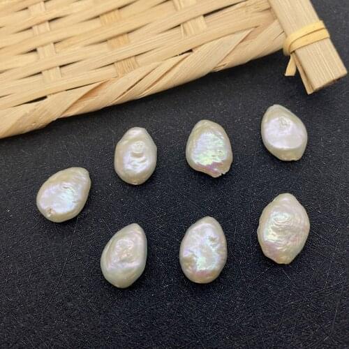 1 Pcs/bag Irregular Natural Freshwater Pearl Beads Loose Beads for Jewelry Making Elegant Earrings Necklace Accessories 12x15mm