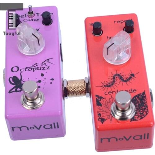 Tooyful High Quality 1Pc 7.5cm Guitar Effect Pedal Coupler Connector Converter Plug Patch Straight Type Pedal Board Accessory