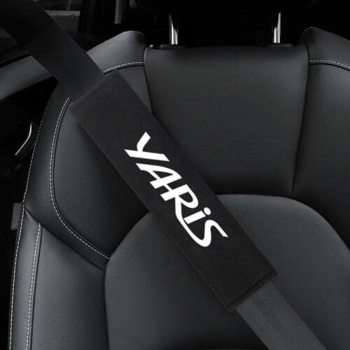 2pcs Car Styling Protect Shoulders Pads For Toyota yaris 2004 2008 2018 Auto Cover Stickers Accessories Car-Styling