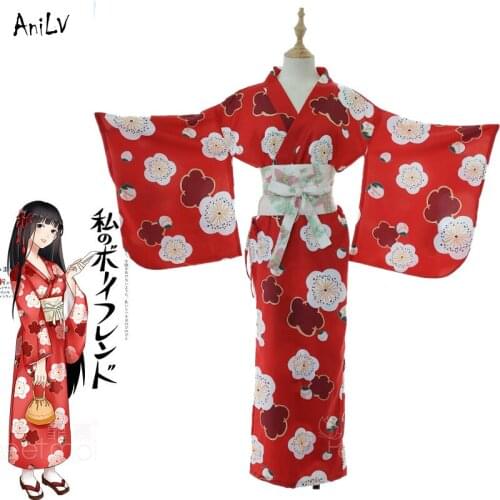 AniLV Natsu Matsuri Japanese Anime Flower Kimono Yukata Uniform Temptation Lingerie Costume Nightgown Underwear Pajamas Clothes