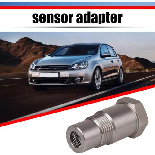 Car Check Engine Light Eliminator Oxygen Sensor Adapter with Mini Catalyst M18 x 1.5 Automobiles Parts Accessories