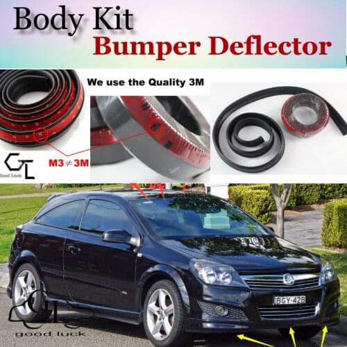 Bumper Lip Deflector Lips For Holden Astra / VXR Front Spoiler Skirt For TopGear Friends to Car Tuning View / Body Kit / Strip