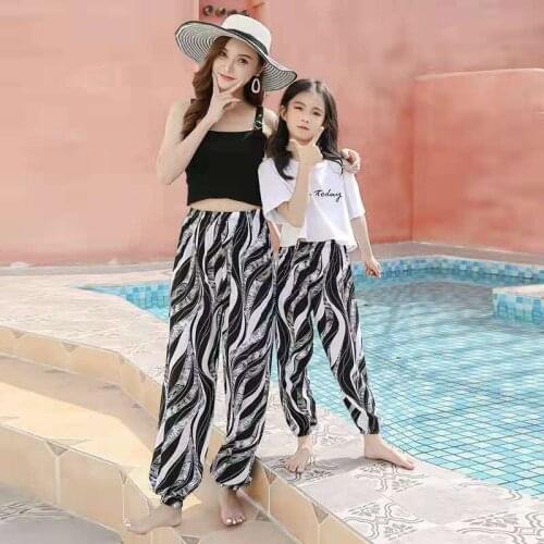 Kids Boys girls summer haren pants children summer thin casual Lantern pants Baby cool clothes 1-16 yrs boys No mosquito pants