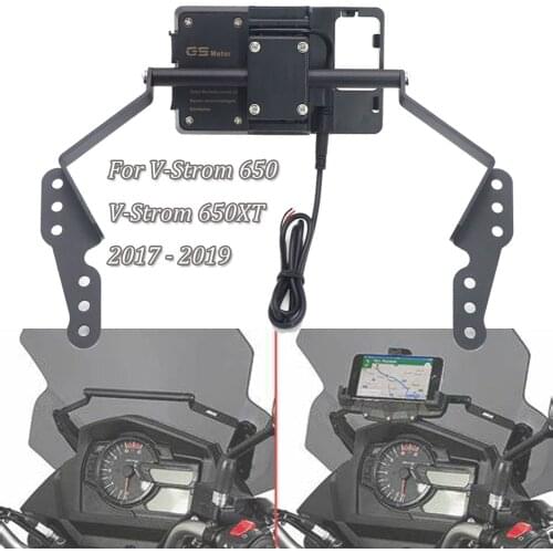 DL650 XT V Strom Motorcycle Navigation Phone Mount Bracket For Suzuki Vstrom 650 2017 2018 2019 Accessories