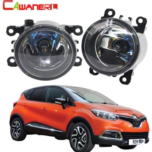 Cawanerl For Renault Captur 2013-2017 100W Car Halogen Fog Light DRL Daytime Running Lamp 12V High Power 2 Pieces