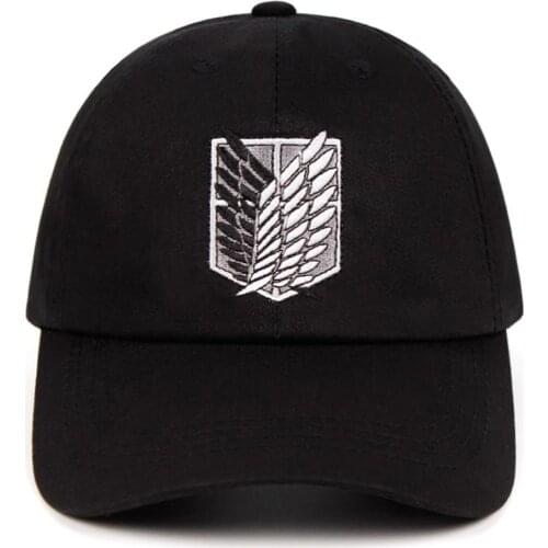 Attack on Titan peaked cap Men/women Fashion Harajuku Hip Hop peaked cap Mens Cap Casual 2021 Summer Cap