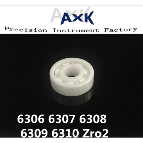 Free New Shipping 2021 Hot 6306 6307 6308 6309 6310 Full Zro2 Ceramic Ball Bearing Zirconia Good Quality