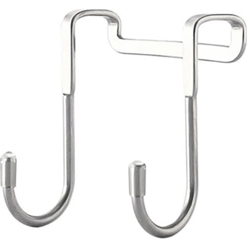 304 stainless steel door back hook S-shaped kitchen closet cabinet bathroom hat towel hanger storage hanger small hook