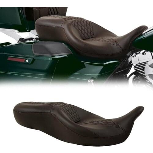 Motorcycle Driver Rider Passenger Seat For Harley Touring Road King Street Glide 2009-2020 2014-2020